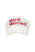 Mardi Mercredi Actif TERRY SUN VISOR_OATMEAL RED
